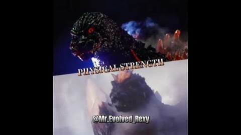 Burning Godzilla vs. Space Godzilla #edit #godzillavs #battle #heiseigodzilla