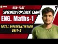 Eng.. MATH-1 | Total Differentiation | Math -1 KAS-103T Unit-2  | Aktu Exam | 1st Year