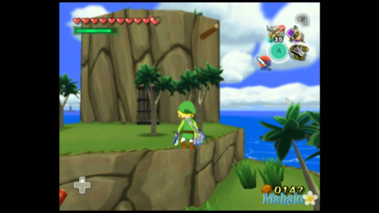 Legend of Zelda- Wind Waker Walkthrough - Triforce Chart #3 - YouTube