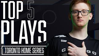 Scump Stops the Round 11 Defuse As T2P Go HUGE With All 5 Kills! | Top 5 Plays Presented by PS4