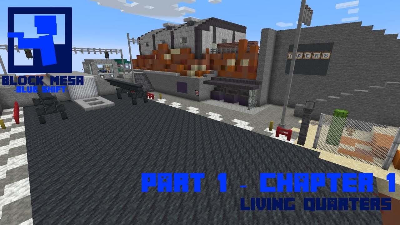 Je construit la map de Black Mesa : Blue Shift dans Minecraft Block ...