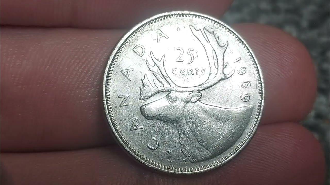 canada-1969-25-cents-coin-value-review-youtube