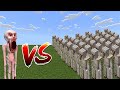 SCP 096 vs 1000 Iron Golems - Minecraft