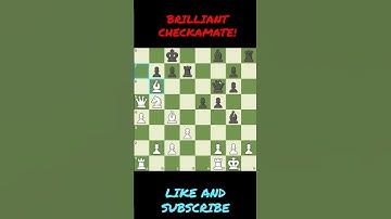 BRILLIANT CHECKMATE! #chess#brilliant #shorts #edit#viralshorts #gukesh #gothamchess #chess.com