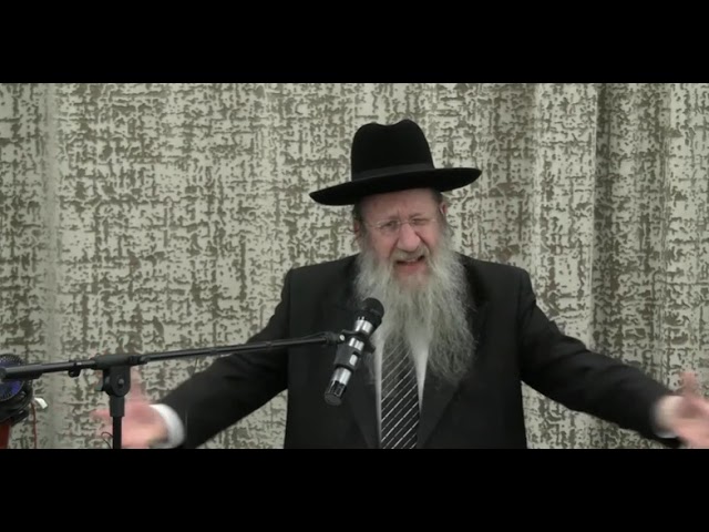 Harav Yitzchok Sorotzkin Shlita speaking about the tragedies in Lakewood