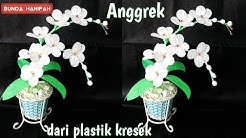 Cara membuat bunga dari plastik kresek // how to make flower from plastic // Bunga Anggrek - Durasi: 8.08. 