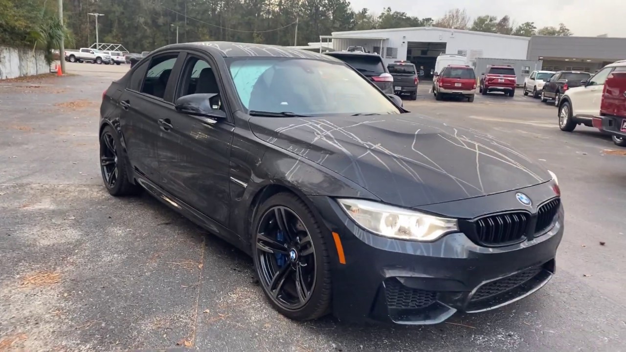 2015 BMW M3 Manual Black - YouTube