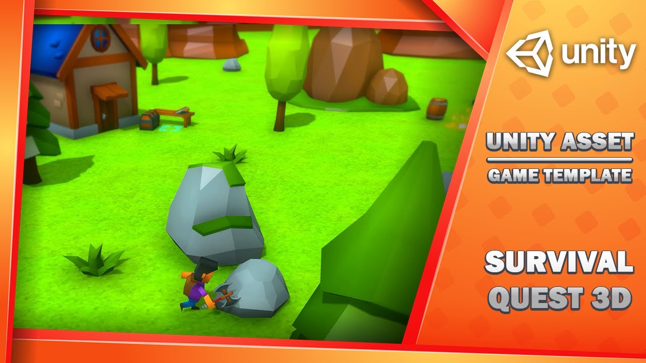 Survival Quest 3D - Free Game Template, video preview 4