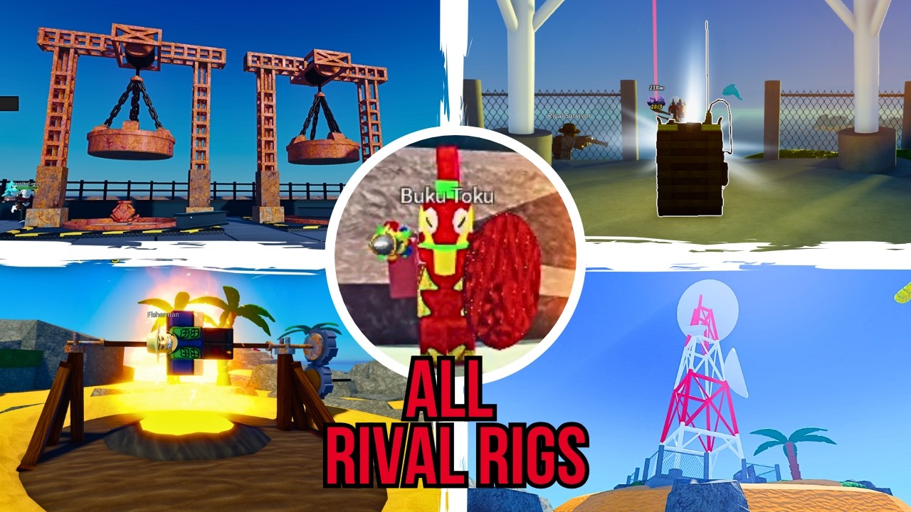 Roblox Rivals Rig 100 Days At Sea - ALL Rival Rigs Locations & New Updates - Roblox - YouTube