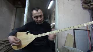 Bir teselli ver Özay Özdemir 43 tekne siyah yaprak bağlama alıcı saz evi