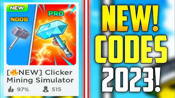 UPDATE *NEW* CLICKER MINING SIMULATOR CODES 2023 | ALL WORKING CODES FOR CMS 2023