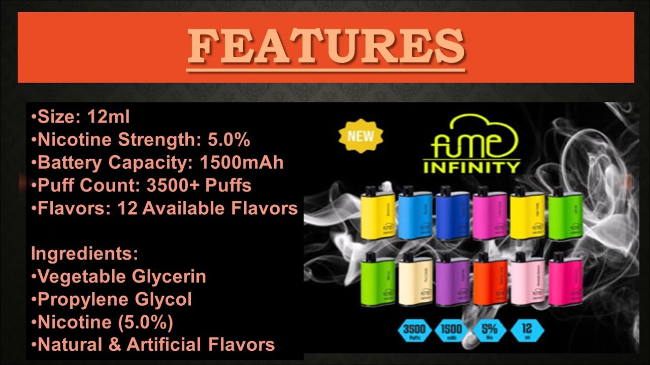 Fume Infinity 3500 Puffs – Rainbow Candy