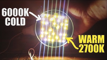 HOW TO CHANGE LED COLOR TEMPERATURE | FROM COLD TO WARM