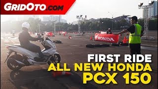 Suasana First Ride All New Honda PCX 150 di JIEXPO Kemayoran, Jakarta Pusat