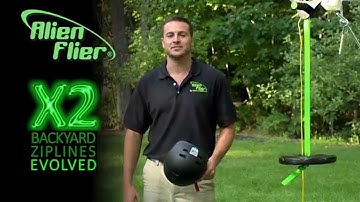 Alien Flier 2016 X2 Zip Line Kit Installation