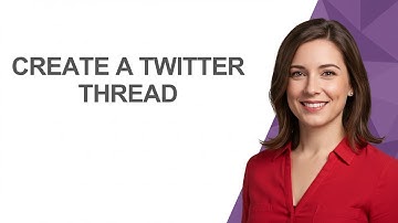 Create A Twitter Thread - AshleyHowTo