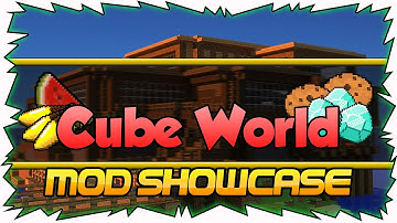 Floating Biomes! | Cube World | Mod Showcase ( 1.7 )