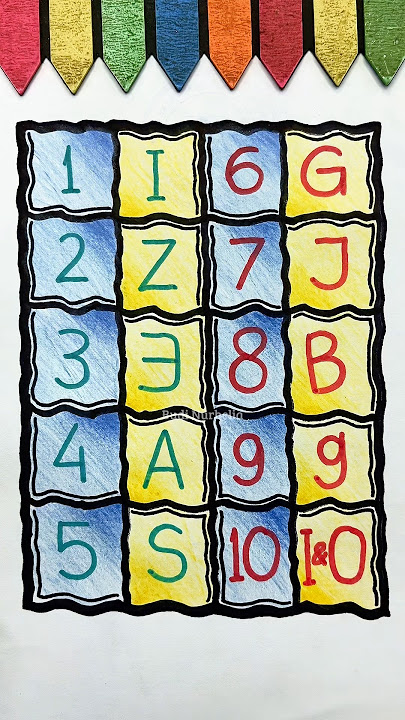 Let's learn letters that are similar to numbers #shorts #shortvideo #learning