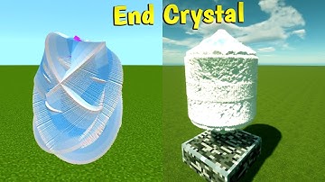 Minecraft Bedrock End Crystal vs Minecraft Java End Crystal
