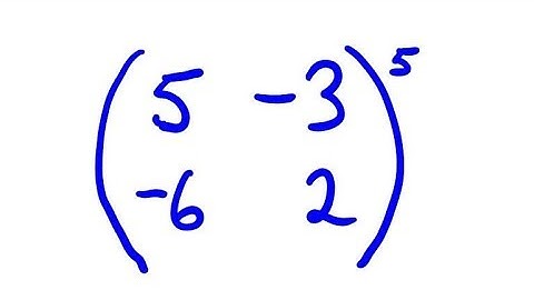 Cayley-Hamilton Theorem: Power of 2x2 Matrix