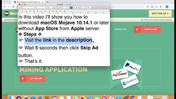Download macOS Mojave 10.14.1 Without App Store (Direct Link)