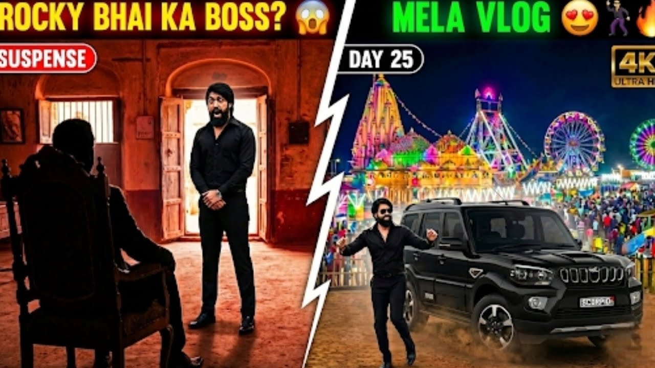 Title mein daaloRocky Bhai Ka BOSS Kaun? 😱 Gaon Mein Mela & Dance 🕺 Mahashivratri Special 🕉️ Day 25