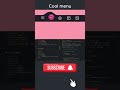 html css js menu #coding #programming #howtomaketoolwebsite #frontendcourse #code #tech