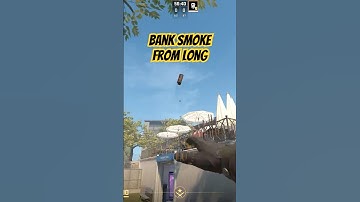Overpass Bank Smoke From Long #cs2 #csgo #cs2lineups #counterstrike