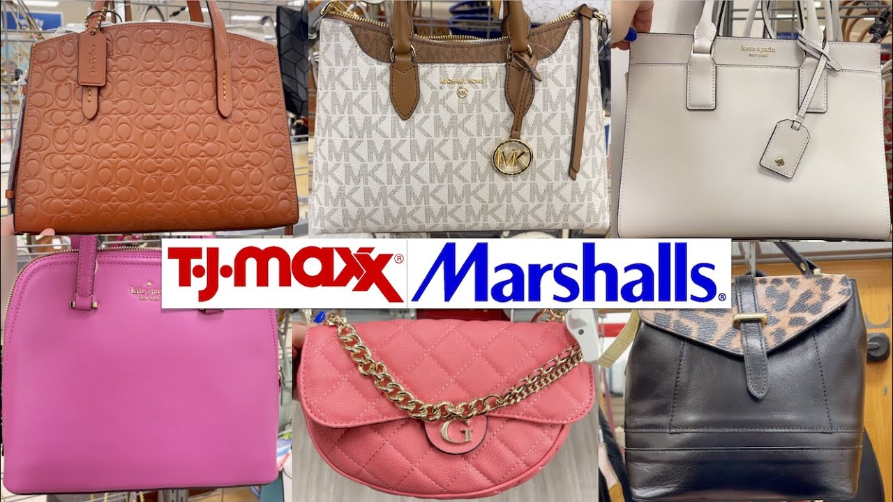 MICHAEL KORS DESIGNER HANDBAGS AT MARSHALLS SHOP WITH ME! PURSE SHOPPING 