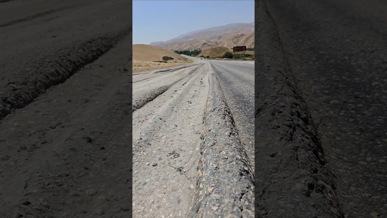 Смертельно опасные дороги Афганистана! Советский асфальт в пустынях Афгана - наследие солдат СССР 🇷🇺