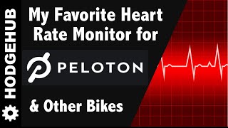 Peloton Heart Rate Monitor - My Favorite for Peloton, Road Biking, & Other Spin Bikes (Chest Strap)