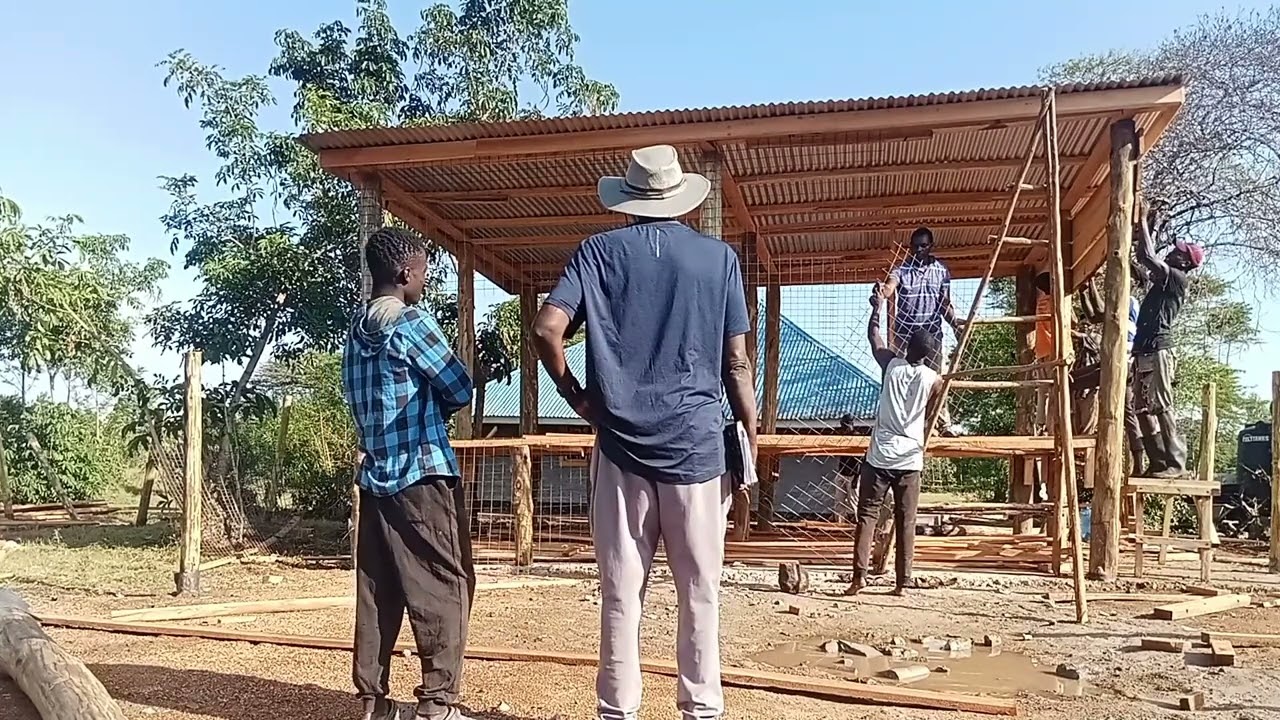 Suitable goat house at Dimba's farm part 1