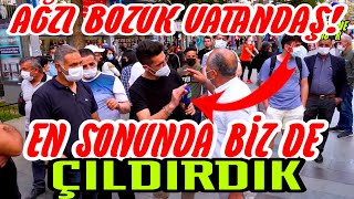 SONUNDA BİZ DE ÇILDIRDIK! AĞZI BOZUK VATANDAŞA HERKES TEPKİ GÖSTERDİ!