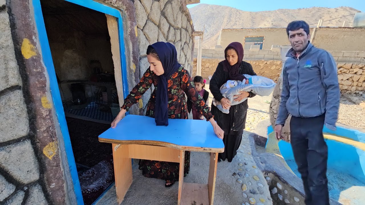 Assisting Faizeh with Asghar's Family and Cooking Soup for Asghar ...