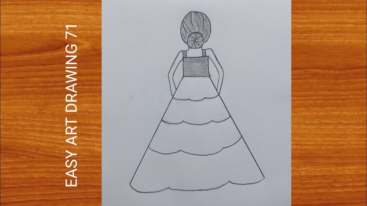 Tutorial girl drawing easy || How to draw girl || Beautiful girl drawing || easy art drawing 71