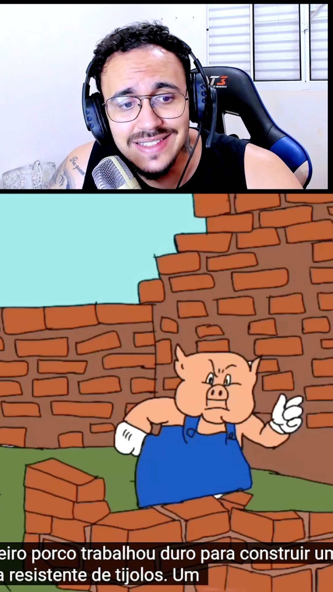 Os três porquinhos, mas.. ASSUSTADOR!