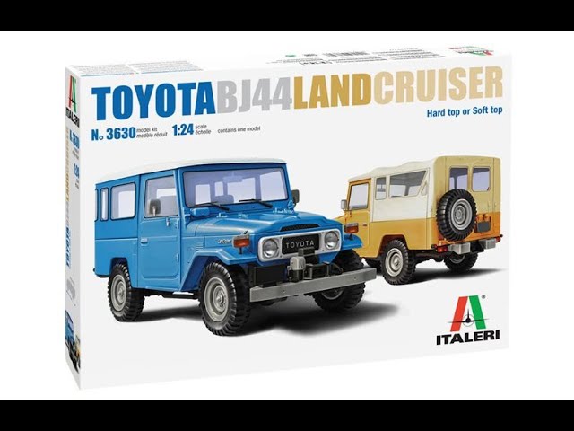 Whats In The Box | Italeri Toyota Land Cruiser BJ-44 - YouTube