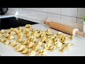 Homemade Traditional Russian Pelmeni (meat dumplings, ravioli) Easy Recipe