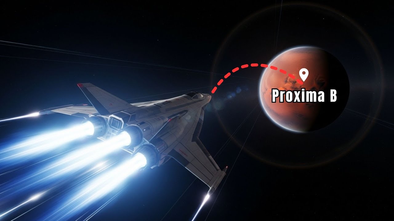 The True Time It Would Take to Reach Proxima b | Science For Sleep