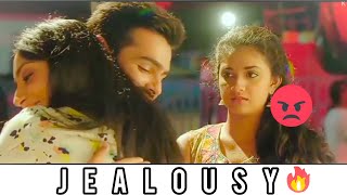 😍Cute girlfriend Jealousy 😠 reaction | Angry Girlfriend status | Possessive Girlfriend status