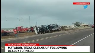 A #tornado hits a #Denver suburb on Thursday, while #Matador #Texas continues to cleanup from theirs