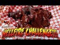 HELLFIRE CHALLENGE *MAN vs. FOOD* │ Smoke Eaters Hot Wings