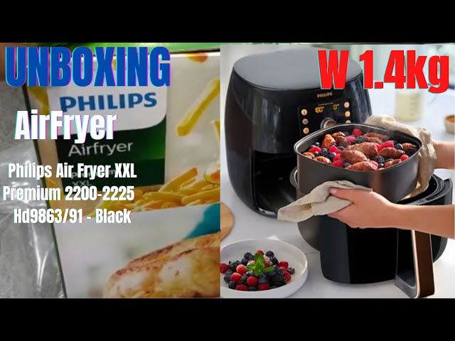 BEST Unboxing Philips AirFryer XXL Avance Collection BLACK