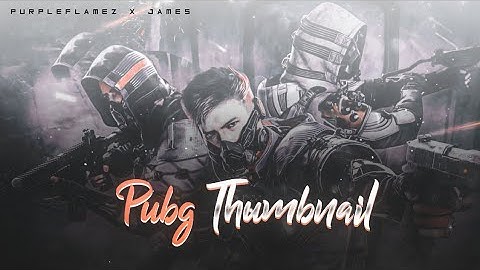 [Tutorial] Make This Awesome PUBG Mobile Thumbnail On Android || Purpleflamez × James