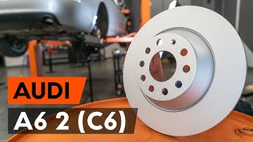 Hoe een remschijven achteraan vervangen op een AUDI A6 2 (C6) [AUTODOC-TUTORIAL]