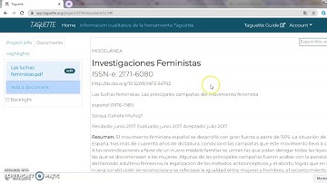 Uso de la Aplicación Taguette