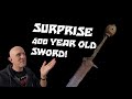 Surprise 400 Year Old Sword Found!