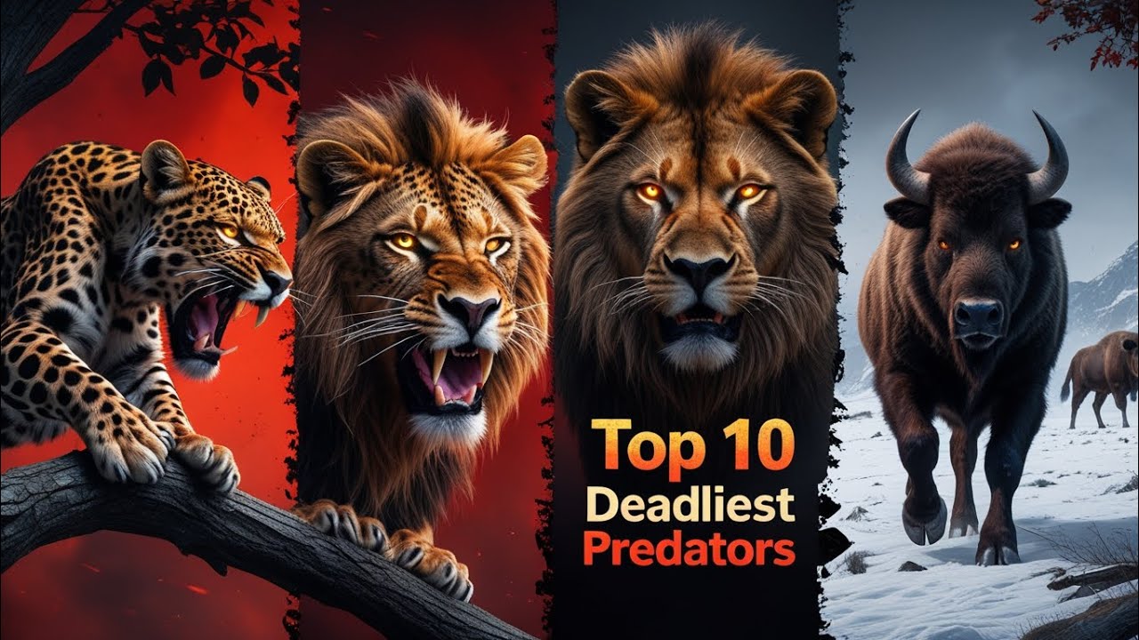 Most Tricky Predator Top 20 Deadliest Predators | Nature's Ultimate Hunters - YouTube
