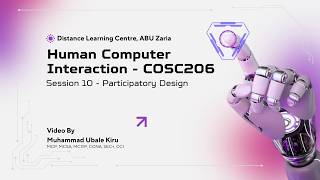 Human Computer Interaction HCI - Tutorial Session 10