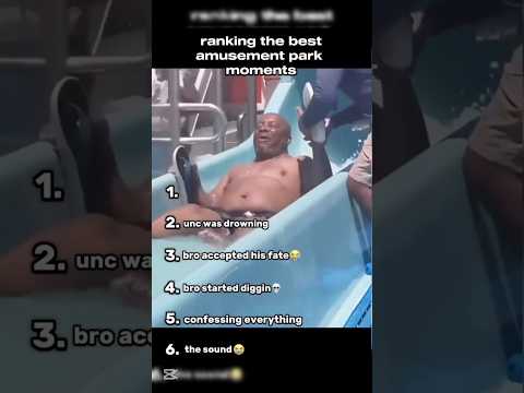 ranking amusement park moments! #shorts #fypシ゚viral #ranking #funny #amusememtpark
